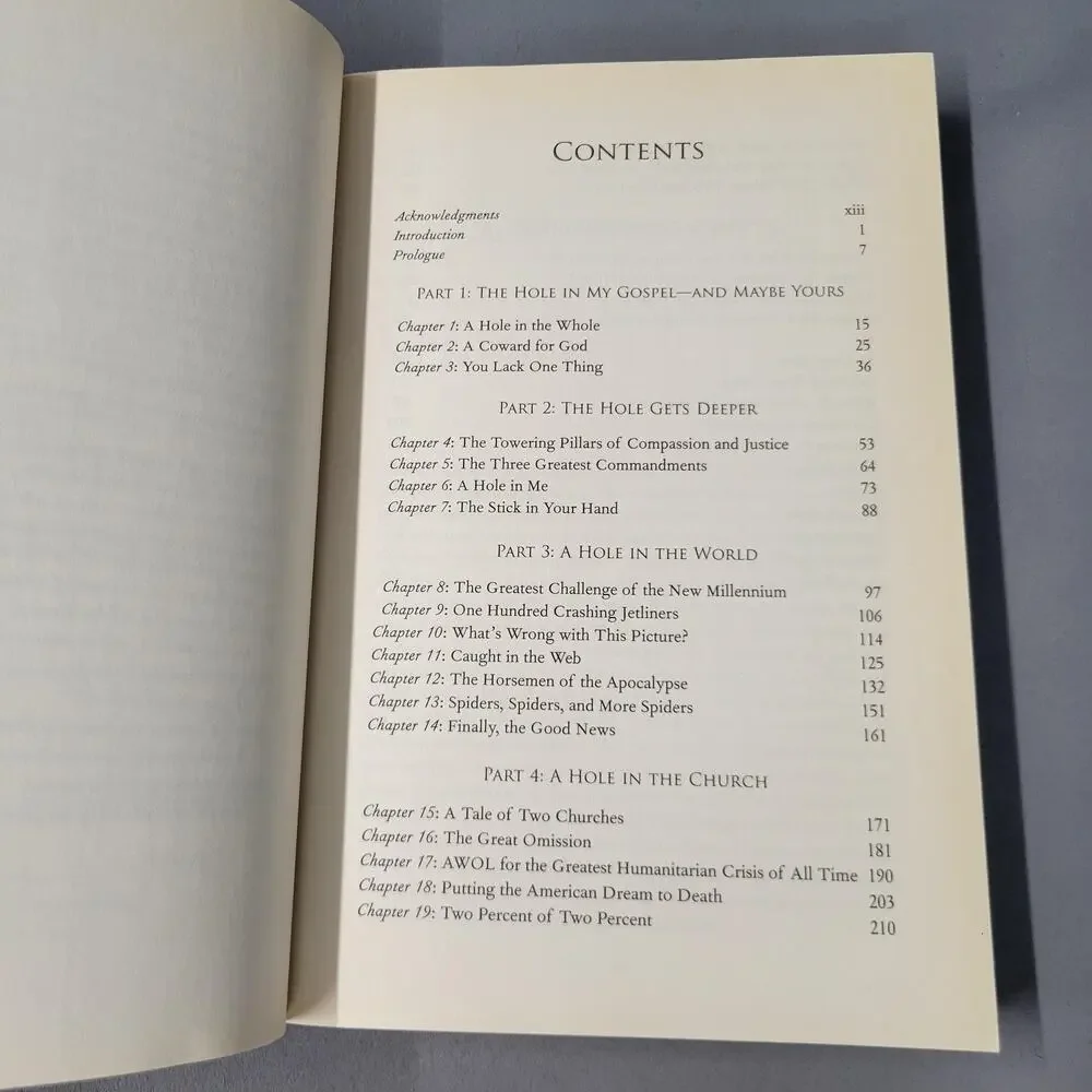 The Hole in Our Gospel Richard Stearns Paperback Thomas Nelson Christian Book